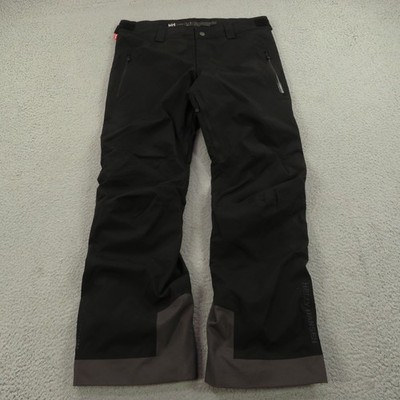 Helly Hansen Pants Mens Large Black RECCO Primaloft Insulated Ski Snow HellyTech