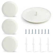 Round Ceiling Hole Cover Plate - 5.38 Inch White Ceiling Blank Wall Hole Plat...