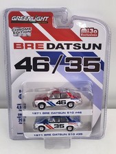 GREENLIGHT 1971 DATSUN 510 BRE 46/35 Chrome Edition 1/4600 Mijo Exclusive 