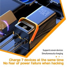 70000mAh 120W Power Bank Large Capacity External Battery Fast Charging Station