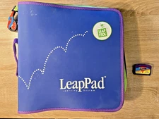 Leap Frog Leap Pad Learning System Carrying Case Only Blue Purple Green Phonics