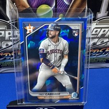 2024 Bowman Chrome Sapphire Edition - Trey Cabbage #100 (RC)