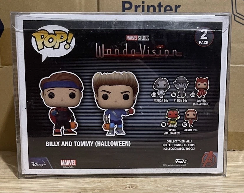 Vinilo Funko Pop - Pack de 2 Billy y Tommy - Wanda Vision + Protector Foto 3 de 4