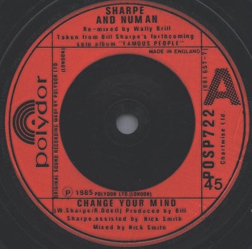 Sharpe & Numan - Change Your Mind (VINYL) - Picture 3 of 6
