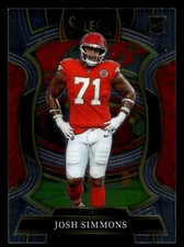 2025 Panini Select - Concourse Josh Simmons #8 (RC)