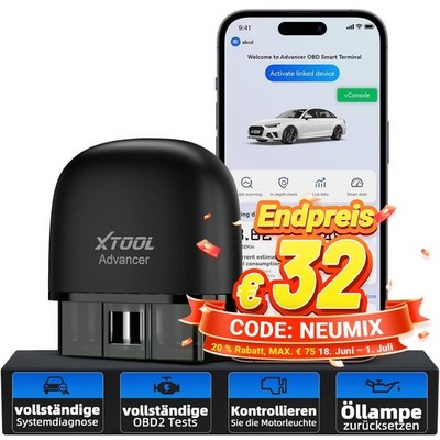 2026 XTOOL AD20 PRO Auto Scanner Alle System OBD2 Auslesegerät Diagnosegerät 