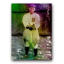 Rabbit Maranville #9 Art Card Limited 46/50 Edward Vela Signed (Boston Braves)