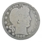 BETTER 1900-O Liberty Barber 90% Silver US Quarter *041