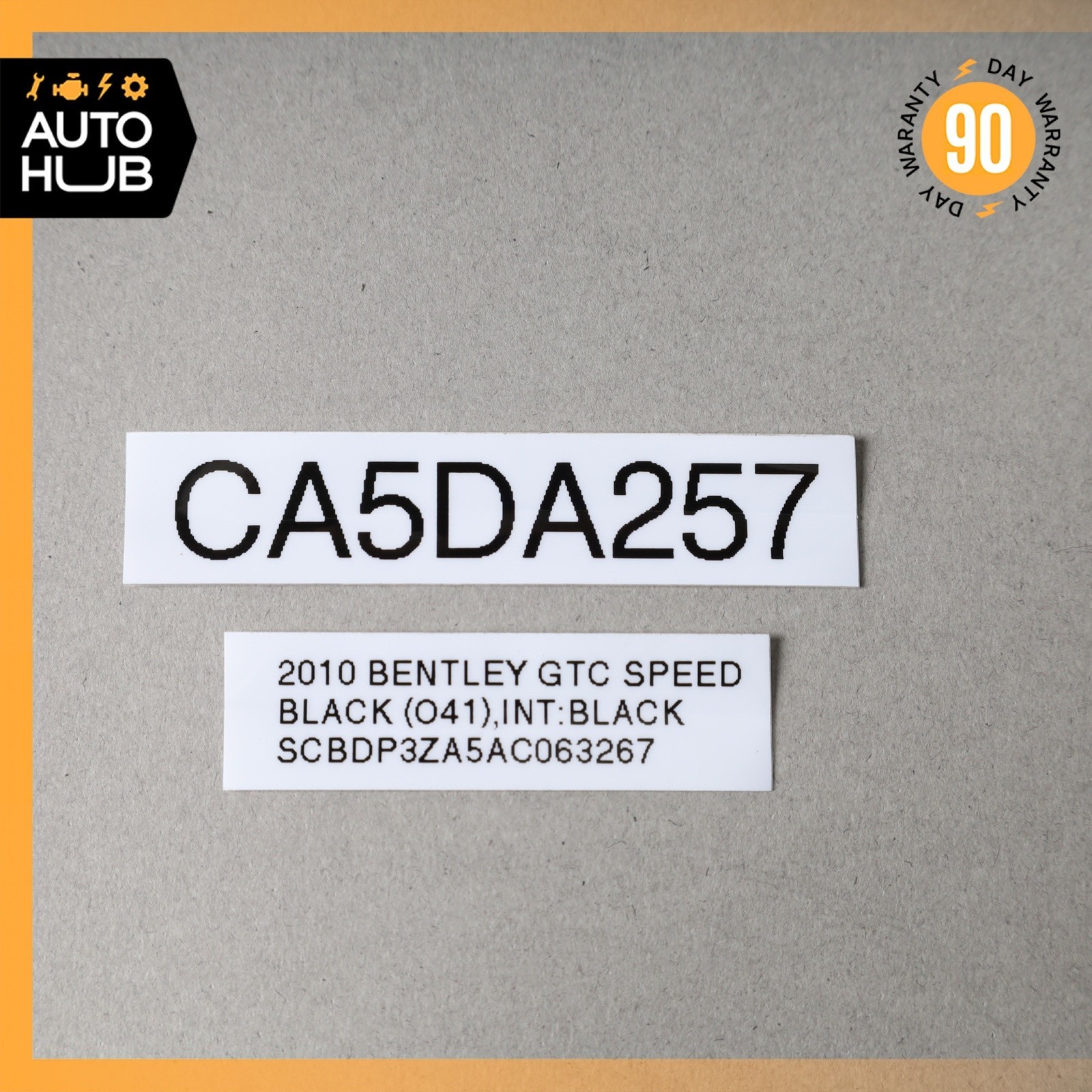 03-18 Bentley Continental GTC GT 6.0L W12 Front Oxygen O2 Sensor Lambda Set OEM