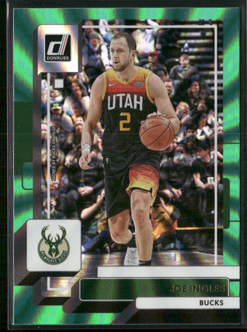 2022-23 Donruss #198 Joe Ingles Holo Laser Green