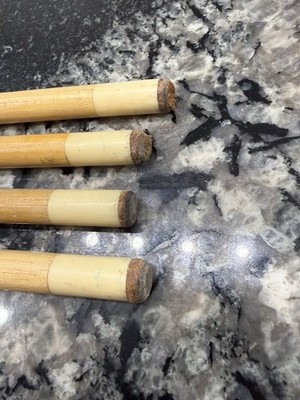 RARE Minnesota Fats Pool Cue Stick Lot Lighted Blue & Red Lava