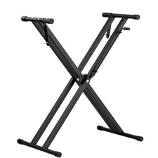 Upgrade Heavy-Duty, Easily Adjustable Height Double-X Keyboard Stand, Portabl...