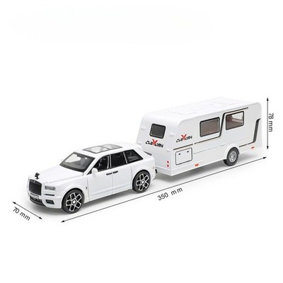 1:32 Rolls Royce Cullinan RV Diecast Car Sound Light Pull Back Model Toy