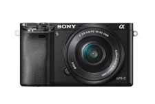 Sony Alpha a6000 Mirrorless Camera with 16-50mm Power Zoom Lens, Black