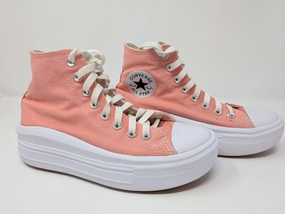 Converse Women's Chuck Taylor All Star Move Hi Platform Pink Sneakers Shoes SZ 7
