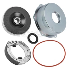Rear Brake Drum Hub Shoes Cover Kit For Yamaha Grizzly 350 2007-2014 Except IRS