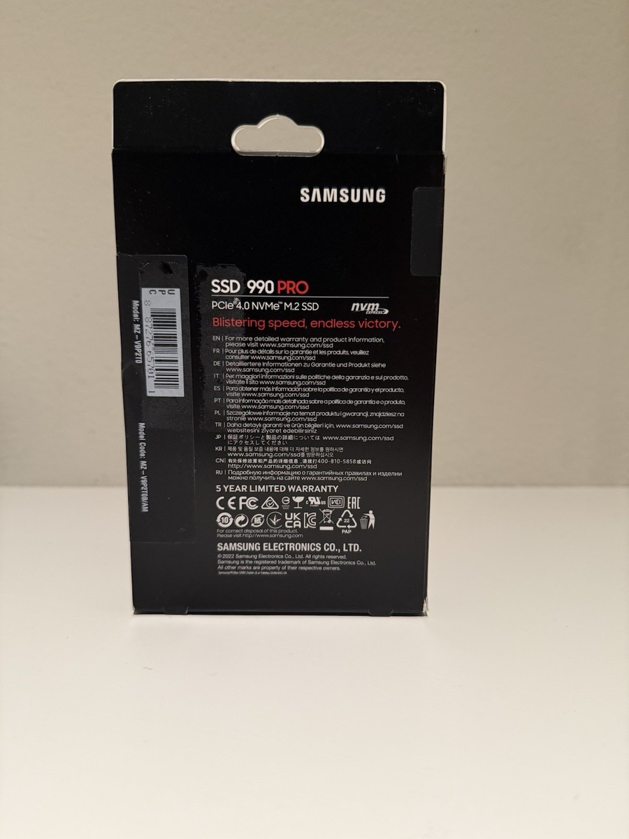 Samsung 990 PRO 2TB SSD② 2TB SSD NVMe™ - High-Speed 990 PRO SSD | Samsung US