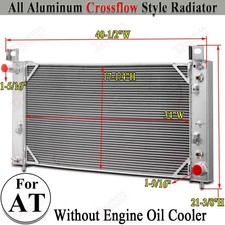 34w 3-row Radiator For 99-13 Chevy Silverado Gmc Sierra 1500 2500 Yukon Tahoe 34w 3-row Radiator For 99-13 Chevy Silverado Gmc Sierra 1500 2500 Yukon Tahoe