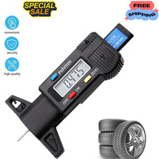 Digital Tyre Tread Depth Gauge Measuring Tool Caliper Thickness Gauges Car Van