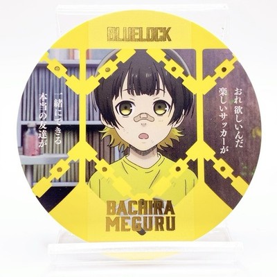 Blue Lock Meguru Bachira Goldfolie gestempelt Untersetzer Secret Anime Japan ...