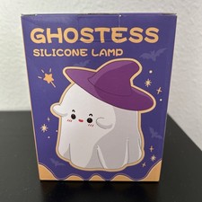 Ghost Night Light, Cute LED Silicone Lamp, Dimmable Bedside Bedside,