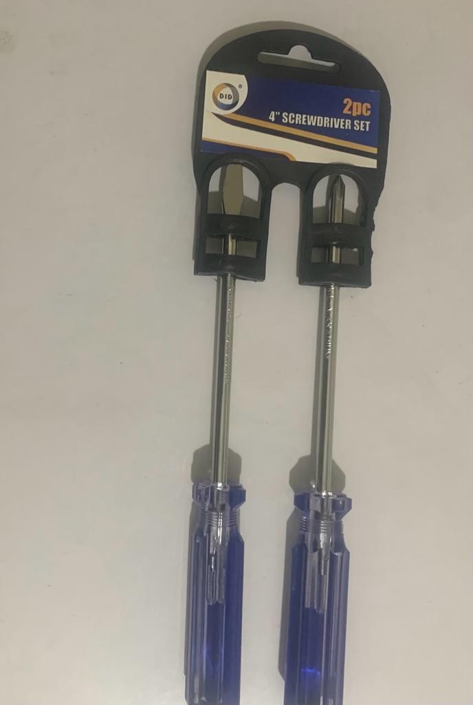 Philips Screwdriver 4" Screw Driver Set 2 X Screwdriver Flathead Screwdriver Set