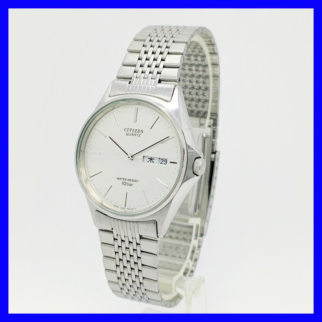 Citizen 5500-F50131 Analog Quartz Men [Battery Replaced] Men'S