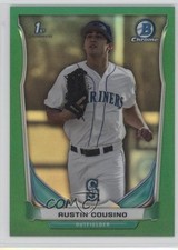 2014 Bowman Draft Chrome Green Refractor 9/150 Austin Cousino #CDP82 2f9