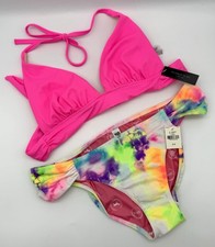 NWT Victoria s Secret Pink Tie Dye Bikini Swim Set Size: Small
