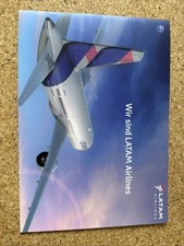 LATAM Airlines Brochure 2019 German Boeing 787 Airbus A350 A320 oneworld