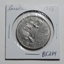 1975 CANADA Nickel DOLLAR Coin BK284
