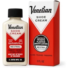 Venetian Shoe Cream, 3 Ounces, Neutral
