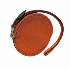 Tutti Frutti Orange Coin Case Coin Purse Fruit X Stamp Leather Wallet HERMES Us