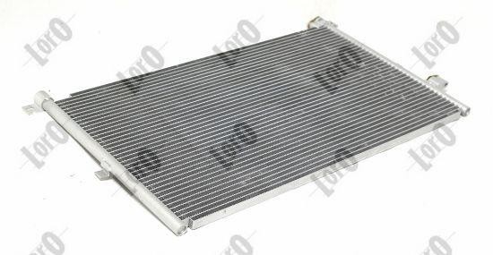 ABAKUS Air Conditioning Condenser 017-016-0012 For Ford, Aluminum, 380x536x16mm