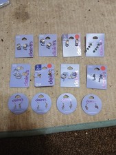 Bulk Lot Of 12 Claire's Jewelry Earrings MSRP 84 NWT