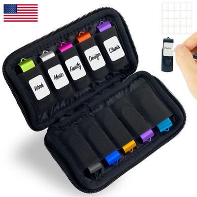 Jbos Usb Storage Case - Organizer For Flash Drive Thumb Drive Jump Drive Pc08Sb