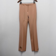 Vintage Gianni Versace Couture Pants Salmon Pink RARE Bottom Abstract Print 42 4