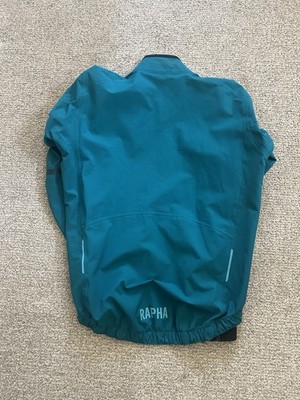 ウェア Rapha Pro Team Race Cape Rapha Pro Team Race Cape - Men's Large (Blue) Waterproof Rain