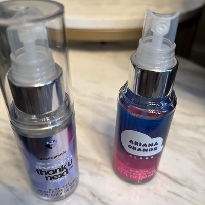 Ariana Grande Cloud & Thank U Next Body Mist 1.7 Oz Spray Bottles