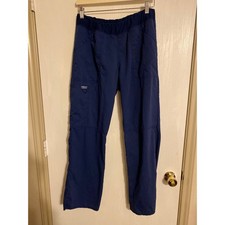 Cherokee Workwear Professionals Scrub Pants Navy Blue Medium Cargo Stretch0161