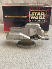 FIGURA DE TRANSPORTE GRANDE FEDERACIÓN DE VEHÍCULOS DE PELTRE FINO STAR WARS RAWCLIFFE EN CAJA