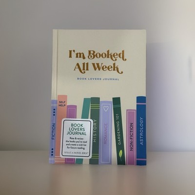 I m Booked All Week Book Lovers Journal Reading Log Tracker NWT