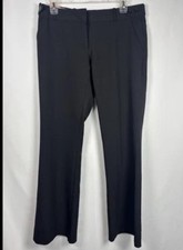 The Limited Drew Fit Trouser Leg Dress Pants Womens Size 6 Black Pockets 32x40