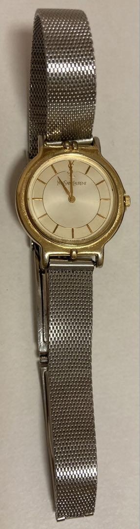 Orologio YSL Yves Saint Laurent donna quarzo quadrante oro champagne