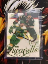 25-26 Mats Zuccarella Flair Rare Green Foil 36/349  JERSEY NUMBER 1/1 Wild