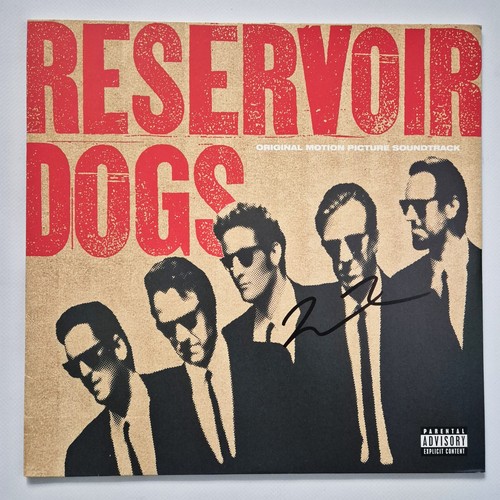 RESERVOIR DOGS OST film LP vinyl SIGNED by Quentin Tarantino AUTOGRAPH RACC
