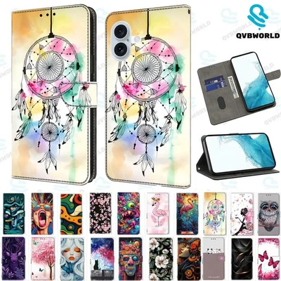 QVBWORLD Handy Hülle für Samsung Note 8 9 10 Lite 10+ 20 Ultra Book Cover Case Etui Walle