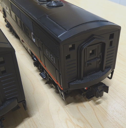 SOUTHERN PACIFIC F-3 ABA DIESEL ENGINE SET RAILKING MTH 30-2994-1 / FEDEX FS - Picture 17 of 23