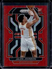 2021-22 Panini Prizm Jalen Johnson RC Red Rookie #/299 Hawks