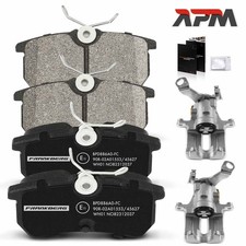 2x Bremssattel 4x Bremsbeläge Hinten Ø253mm für Ford Fiesta VI CB1 CCN 2008-2017